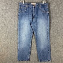 Wrangler Cowboy Jeans Men&#39;s 38x29 Relaxed Fit Denim Adults 100% Cotton - $18.99