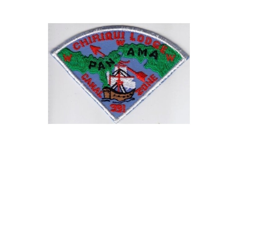 Boy Scout of Canal Zone BSA Chiriqui Lodge 391, Canal Zone, Panama 2.75x 4 in  - $9.99