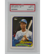 1989 Topps Traded #41T Ken Griffey Jr. Rookie RC Mariners PSA MINT 9 - $1,799.74 MXN