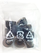 5 Pairs Replacement Silicone Earbud Tips, Black - £7.73 GBP