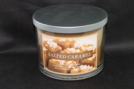 Avon (New) Salted Caramel - Caramel Color - 3 Wick - 11 Oz. Candle In Glass Jar - $24.02