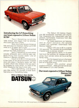 Vintage 1971 Datsun 510 Sedan Advertising Ad Advertisement - $5.99