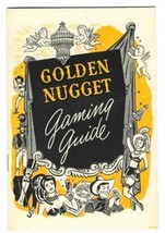 Golden Nugget Gambling Hall Gaming Guide 1949 Las Vegas Nevada - £8.79 GBP