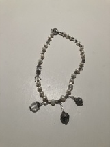beaded necklace with 3 pendants Approx 19” - $24.99