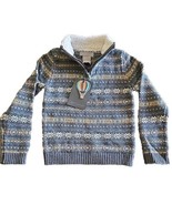 JARVIS ARCHER ~ Size 4T ~ 1/4 Zip ~ Turtleneck Sweater ~ Cotton ~ GRAY F... - £21.22 GBP