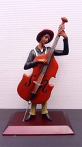 John Holyfield The Bassist Black Jazz Figurine Select Edition Ebony Visions NEW - £80.54 GBP