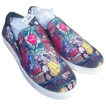 Beauty &amp; The Beast Slip On Canvas Sneaker Torrid NWT Disney Shoes Women Size 10 - £45.06 GBP