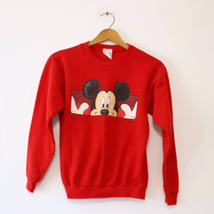 Vintage Kids Walt Disney Mickey Sweatshirt Medium - £25.30 GBP