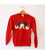 Vintage Kids Walt Disney Mickey Sweatshirt Medium - £25.08 GBP