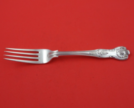 Kings by George Adams English Sterling Silver Dessert Fork 7&quot; Silverware - £101.00 GBP