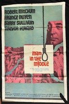 Man In The Middle One Sheet Movie Poster- 1964 Robert Mitchum - $21.34