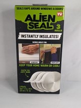 Alien Seal Self Adhesive Tape Transparent Silicone Seal Strips 3-Rolls  - £15.63 GBP