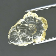 Citrine, Approx.  12.45cwt.  Hand Carved Rose. Natural Earth Mined. 22.2x16.3x7. - £94.80 GBP