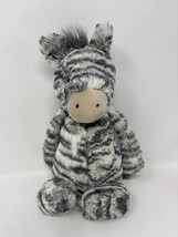 Jellycat Bashful Gray Zebra Safari Friends Floppy Lovey Plush Stuffed An... - £11.65 GBP
