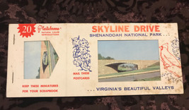 Vtg 20 Mini Color Postcards Skyline Drive, Virginia Va Shenandoah National Park - £11.72 GBP