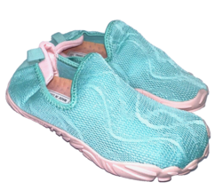 XIHALOOK Little Girls Light Blue Pink Water Sport Shoes Beach Swim Pool Size 3 - £9.60 GBP