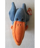 BEANIE BABIES ~ Scoop the Pelican, RETIRED, Tag Errors, Ty Inc, 1996 ~ D... - £17.98 GBP