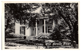 Old South Inn Winchester Kentucky Photo Postcard - £9.44 GBP