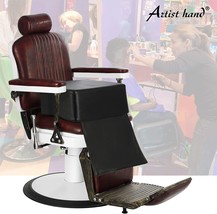 Black Artist Hand Children&#39;S Leather Cushion Oversized Barber Salon Booster - £33.00 GBP