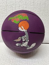 Vtg Spalding Space Jam Spell Out Logo Purple Basketball 1996 Ball - Rare Nice! - £51.42 GBP