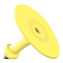 Allflex Global Small Round Blank Male Tags Yellow 25&#39;s - £15.04 GBP