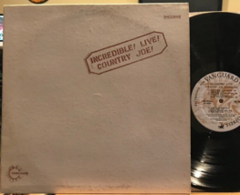 Country Joe &amp; The Fish Incredible! Live! Vinyl LP Vanguard VSD-79316 1st Press - £10.38 GBP