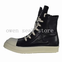Seak Men Shoes High-TOP Ankle Casual Leather Women  Trainers Boots Autumn Lace-u - £292.66 GBP