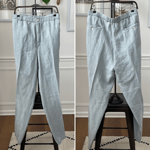 Tommy Bahama Relax Linen Trousers Pants Flat Front 2XB 48 Sage Green - $46.80