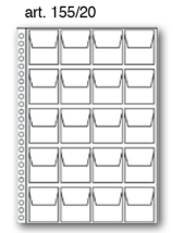 5 Sheets for Album Congress MasterPhil 20 Pocket Collector 53x53mm-
show... - $13.84