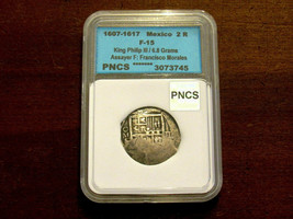 1607-1617 Atocha Santa Margarita Shipwrecks Era Spanish 2 Reales Silver Pncs F15 - £620.23 GBP