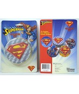 SUPERMAN COASTER SET of 4 &amp; Collector Tin 2002 - £27.41 GBP