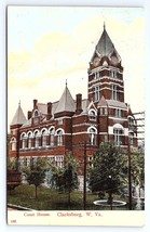 Postcard Court House Clarksburg West Virginia - £3.55 GBP