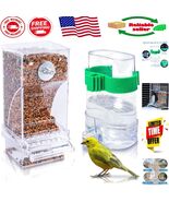 Stylish Automatic Bird Feeding Station - Perfect for Lovebirds &amp; Budgies - $526.10 MXN