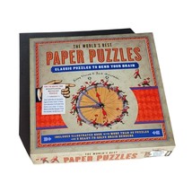 The World&#39;s Best Paper Puzzles: Classic Puzzles to Bend Your Brain - NEW - £10.37 GBP