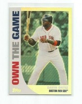 David Ortiz (Boston Red Sox) 2008 Topps Own The Game Foil Insert Card #OTG7 - £7.43 GBP