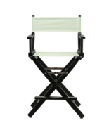 24&quot; Director&#39;s Chair Black Frame-Gray Canvas - $148.74 CAD
