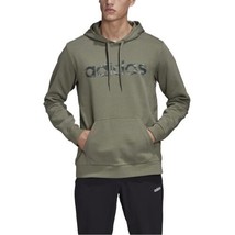 adidas Originals Men&#39;s Camo Linear Logo Hoodie FM0219 Green Size Small - $37.34