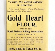 Gold Heart Flour Cobb Bates Yerxa 1894 Advertisement Victorian Baking 3 ... - £10.21 GBP