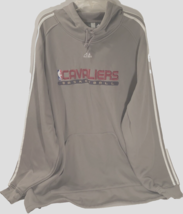 Cleveland Cavaliers Basketball adidas Gray NBA Fusion Pullover Men&#39;s Hoodie 2XL - £21.12 GBP