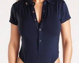 Foreplay Golf Short Sleeves Golf Polo Bodysuit Navy - $144.00