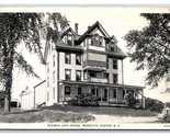 Wicwas Lake House Meredith New Hampshire NH WB Postcarde H20 - £3.84 GBP