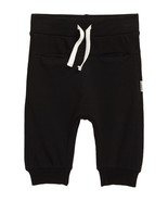 Miles The Label Baby Stretch Organic Cotton Joggers Size 18M Color Black - £26.36 GBP