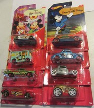 Hot Wheels 2017 Disney&#39;s Mickey Mouse Character Cars Complete Set Of 8 MIP - £36.66 GBP