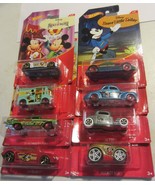 Hot Wheels 2017 Disney&#39;s Mickey Mouse Character Cars Complete Set Of 8 MIP - £36.88 GBP