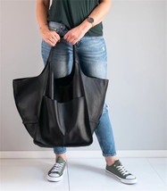 Designer Tote Bag Shopper Bag Women Handbag Purse Large Soft Leather Shoulder Ba - £48.49 GBP