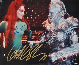 BATMAN AND ROBIN Signed Photo x2 - Arnold Schwarzenegger, Uma Thurman w/coa - £283.66 GBP