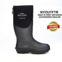 Dryshod Sizes 7-16 Arctic Storm HI Boot Men&#39;s BLACK ARS-MH-BK Muck style - £137.62 GBP