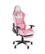 GameFitz Gaming Chair in Pink and White - $4,547.51 MXN