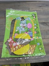 Vintage Easter Unlimited Honeycomb Diecut Centerpiece Kitsch Decoration - $14.84