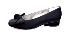 Women Low Heels Black Opera Pump Size 5 Ros Hommerson Peau De Soir Slip-On - £36.08 GBP